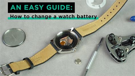 Changing your watch battery 